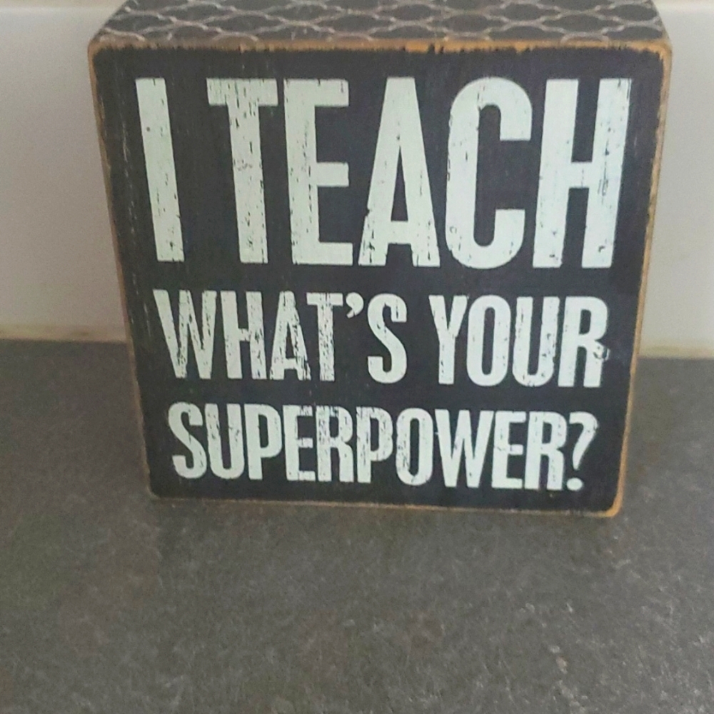 I Teach Block